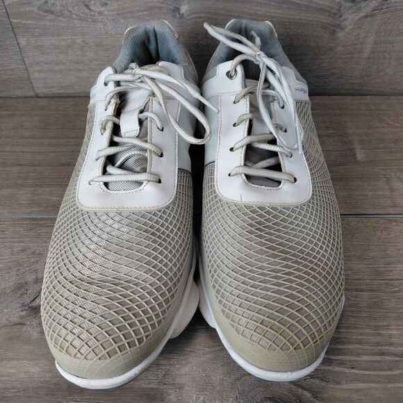 FootJoy FJ HyperFlex Golf Shoe Men 13 Gray Waterproof Lace Up Soft Spikes 51022 - Picture 3 of 9